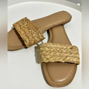 H&M Cream Tan Woven Sandals